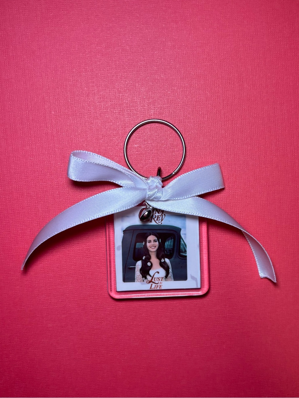 Handmade double sided keychain-Lana Del Rey